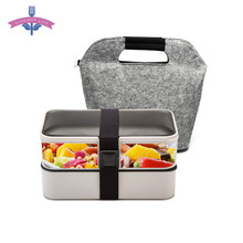 1200ML Bento Lunch Box Food Storage Container 2 Layer Microwave Leakproof Portable Bento Box School Picnic Set with Bag Gift 2024 - buy cheap