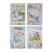 Cartoon Animals 6 Folding Memo Pads Sticky Notes Bookmark Stationery Notepad New 2024 - buy cheap