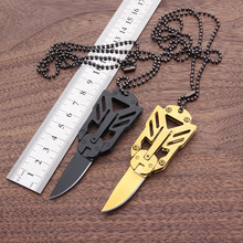Multiple EDC Outdoor Tools Survive Self-Defense Necklace Camping Tool Folding Tactical knives for edc survival hiking camping 2024 - buy cheap