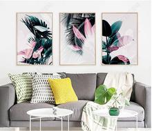 Nordic Botanic Wall Art Leaf Canvas Painting Posters And Prints Canvas Painting Decorative Picture for Living Room No Frame 2024 - buy cheap