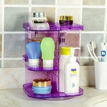 BF050 360 degree rotating desktop skincare cosmetic storage rack bathroom shelf 20*20*25cm 2024 - buy cheap