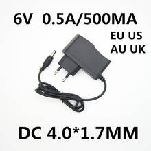 1pcs 6V 0.5A 500MA AC DC Power Supply Adapter Charger For OMRON I-C10 M4-I M2 M3 M5-I M7 M10 M6 M6W Blood Pressure Monitor 2024 - buy cheap