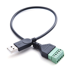 Micro 5 Pin 2,0 USB A штекер на 5 Pin винт с защитным разъемом без разъема Соединительный кабель 2024 - купить недорого