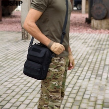 Bolsa tática militar mensageiro, bolsa de viagem de náilon 1000d impermeável crossbody para homens, bolsa de ombro, bolsa de mão ao ar livre 2024 - compre barato