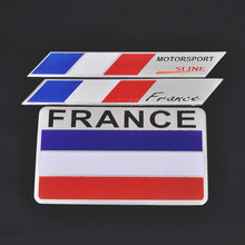 Автомобильные наклейки с французским флагом, эмблема с французским флагом, наклейка на мотоцикл для BMW, Ford, Peugeot, Renault, Citroen, автомобильные аксессуары для стайлинга 2024 - купить недорого