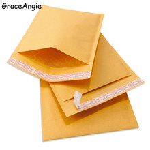 20pcs Paper Bubble bag Yellow 7 size Bubble Mailers Self Seal Mailing Padded Envelopes Tear-Proof Shipping Bags Jewelry Pouches 2024 - compre barato