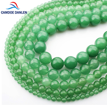 Natural Stone Green Aventurine 4/6/8/10/12mm Round Beads DIY Accessorie Handmade Bracelet Bangle Necklace For Jewelry Making 2024 - buy cheap