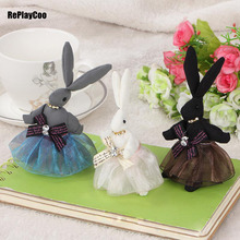 20Pcs/Lot Mini rabbit  Stuffed Plush Toys 12cm Small rabbit Stuffed Toys pelucia Pendant Kids Birthday Gift Party Decor010 2024 - buy cheap