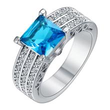 Hainon, искусственное циркониевое серебряное кольцо для женщин, обручальное кольцо для девушек, роскошное красивое свадебное украшение 2024 - купить недорого