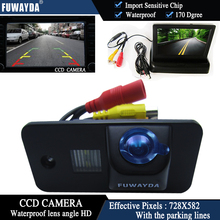 FUWAYDA Color CCD Car Rear View Camera for AUDI A3 S3 A4 S4 A6 A6L S6 A8 S8 RS4 RS6 Q7+4.3 Inch foldable LCD Monitor WATERPROOF 2024 - buy cheap