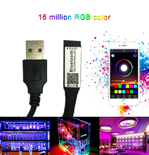 DC 5V USB Power Mini Bluetooth LED RGB Controller for SMD 2835 3014 3528 5050 RGB LED Strip TV PC Background Backlight 2024 - buy cheap