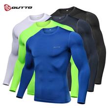 Outto Men's Cycling Base Layers Long Sleeves Compression Quick Dry Fitness Gym Running Bicycle Underwear 2024 - купить недорого