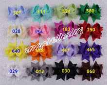 50pcs  Girls 3' Layered Ribbon Hair Bows clips Ponytail Holder hair ties Hair Accessories hairpin kids hair bobbles  HD3411 2024 - buy cheap