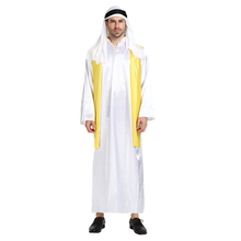 Role Play Adult Men Arab King Dubai Prince Cosplay Robe Carnival Masquerade Party Christmas Sexy halloween costume for Women 2024 - buy cheap