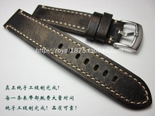 2020 high quality Handmade 20 22mm Watch Straps Vintage Genuine Leather Watchband Calfskin Watch Straps for man branded watch 2024 - buy cheap