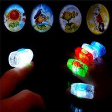 2021 promoção venda quente brinquedo de luz colorida educacional led anel dedo para deslumbrante pequena lâmpada projeção crianças brinquedos piscando 2024 - compre barato