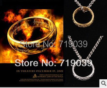 20pcs/lot Wholesale Fashion Gold Charm The lord of  rin gs Pendants Necklace men jewelry,original factory supply 2024 - buy cheap