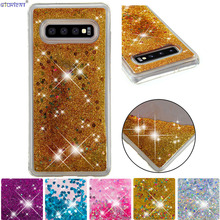 Funda bonita para Samsung Galaxy S10 Plus S10 +, funda de silicona suave con purpurina, arena movediza, a prueba de golpes, SM-G975F/DS SM-G975X 2024 - compra barato