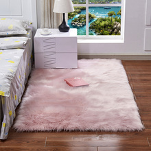 Luxury faux fur rugs fluffy carpet bedroom imitation wool carpet living room window area rugs kids room soft sofa home tapetes 2024 - buy cheap