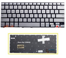 SSEA новая Подсветка клавиатуры США для Samsung 730U3E NP730U3E 740U3E NP740U3E, Клавиатура ноутбука без рамки 2024 - купить недорого