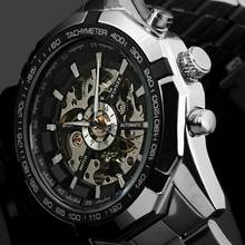 Winner Top Brand Luxury Watch Men Sport Watches Mens Casual Steel Clock Automatic Mechanical Wristwatch Skeleton Watches 2024 - buy cheap