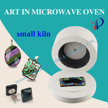 Wholesale hot small Microwave kiln fusing art work fusing glass made in china for Christmas bracelet vners jewelry tool 2024 - buy cheap