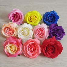 20PCS/lot  Artificial Rose Peony Flower Head 8CM Silk Core Rose Flower Wedding Flowers Wall Floral Party Home Decorative 2024 - buy cheap