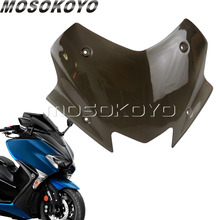 Мотоцикл темный дым лобовое стекло воздушный дефлектор черный ветер экран для Yamaha T-max 530 Tmax 530 2017-2018 2024 - купить недорого