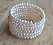Joyería perfecta de perlas, pulsera de perlas de agua dulce 100% naturales reales de 8 filas de Color blanco, joyería hecha a mano para mujer. 2024 - compra barato