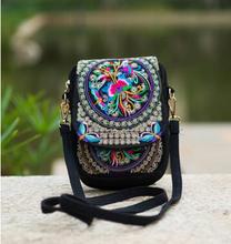 New Ethnic Embroidery Women Small bag!Hot Vintage Embroidered canvas shoulder messenger bags Handmade Multicolor Cute coins bags 2024 - buy cheap