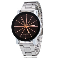 Reloj de cuarzo de acero inoxidable de marca de lujo para hombre y mujer 2024 - compra barato