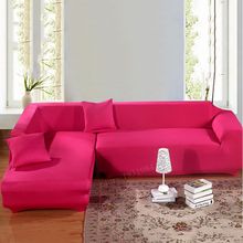 Carmine Color Sofa Cover Tight All-inclusive Slipcover Stretch Fabric Elastic Single/Two/Three/Four Seat Sofa Covers Home Decor 2024 - buy cheap