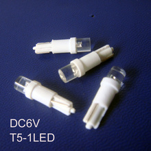 High quality 6.3V T5 led Instrument lights,T5 DC6V led Indicator lights Led Warning light Signal light free shipping 20pcs/lot 2024 - buy cheap