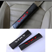 2pcs PU Fashion Car Seat Belt Cover Car Seat belt shoulder Pads For Chevrolet Volt 2024 - buy cheap