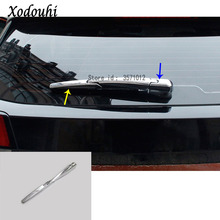 Para peugeot 3008 gt 3008gt 2016 2017 2018 2019 2020 moldagem windscreen guarnição abs chrome traseiro de vidro limpador bico cauda janela quadro 2024 - compre barato