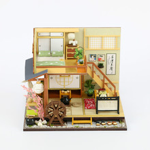 New handmade assembly Japan  model DIY doll house,  forest holiday with  dustprrof Festival gift 2024 - buy cheap