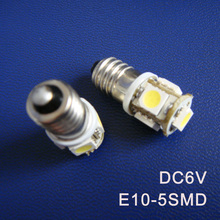 Bombilla Led de alta calidad, lámpara indicadora de señal de advertencia DC6.3V 6V E10, instrumento de lámpara piloto, pinball, envío gratis, 5 unids/lote 2024 - compra barato