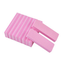 50Pcs Pink Mini Sanding Nail File Buffer Block For UV Gel Nail Polish DIY Nail Art Tools Manicure Pedicure Nail Buffers File 2024 - buy cheap