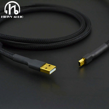 Cable usb hifi de USB OTG, amplificador chapado en oro con anillo magnético Dual, cable DAC, USB A MINI USB 2024 - compra barato