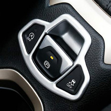 Para jeep renegado 2015 2016 2017 2018 freio de mão botão central console central chrome capa guarnição quadro do carro-estilo 2024 - compre barato