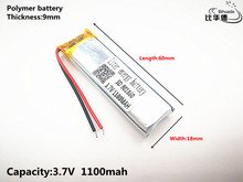 Liter energy battery Good Qulity 3.7V,1100mAH,901860 Polymer lithium ion / Li-ion battery for TOY,POWER BANK,GPS,mp3,mp4 2024 - buy cheap