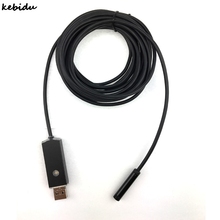 Kebidu-endoscópio 1/2/5/10m, 2 em 1, 8mm, pc e android, hd, boroscópio, tubo de inspeção, câmera cmos, android 2024 - compre barato