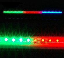 Barra de luz LED impermeable para acuario, tira sumergible de 1,8 W y 28CM, fuente para estanque, rojo, azul, colorido (R/G/B), color blanco opcional, 30 barras 2024 - compra barato
