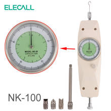 ELECALL NK-100 аналоговый динамометр измерительные приборы сила тестер тяги Аналоговый Push Pull измеритель силы тестер 2024 - купить недорого