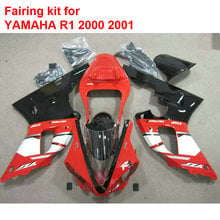 Injection mold fairings for YAMAHA red black R1 2000 2001 fairing kit YZF R1 00 01 MM124 2024 - buy cheap