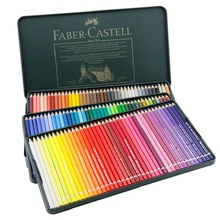 Germany water-soluble 120 colors pencils  green iron box set figure painting beginner hand-painted professional 2024 - buy cheap