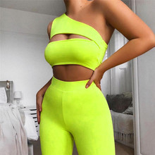 Fanceey womens tracksuit yoga sets gym clothing neon 2pcs sports wear for women gym fitness clothing sport suit women sportswear 2024 - buy cheap