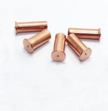 M5 M6 Copper plated internal thread spot welding screw welded stud screws nail Polished rod diameter 7mm-8mm Length 8mm-25mm 2024 - buy cheap