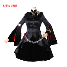 Liva girl Ereshkigal juego Fate/servidor de gran orden Ereshkigal Irkalla Cosplay disfraz negro Halloween Cosplay mujeres vestido 2024 - compra barato