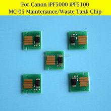 5 шт./лот MC-05 чипы для Canon iPF5000 iPF iPF5100 чипы для технического обслуживания/чипы для чернильного бака 2024 - купить недорого